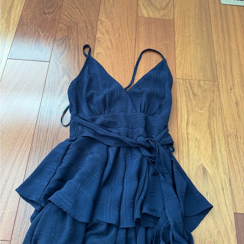 Princess Polly Navy Mini Dress (NEVER WORN)